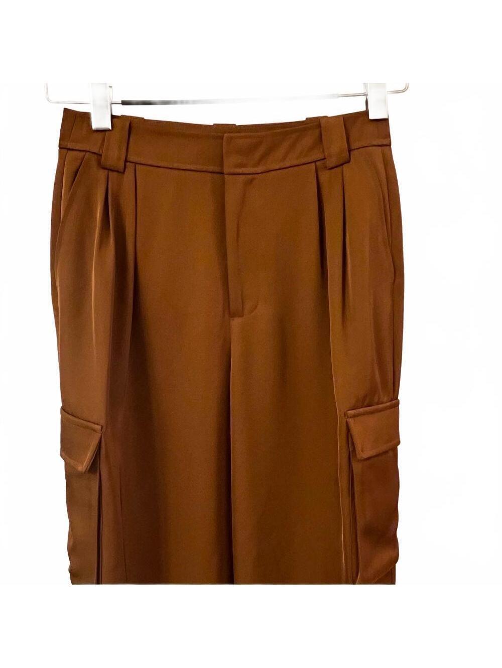 NWOT Rails Harlow Cargo Pant Relaxed Military  Henna Trouser Baggy Size 2 XS - Picture 11 of 16